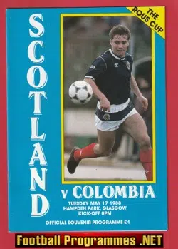 Scotland v Columbia 1988 - Hampden Park