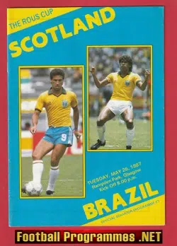 Scotland v Brazil 1987 - Hampden Park