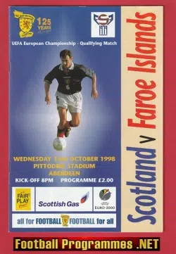 Scotland v Faroe Islands 1998 - Hampden Park