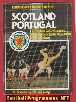 Scotland v Portugal 1980 - Hampden Park