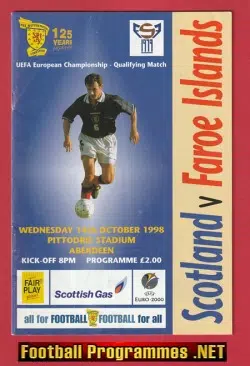 Scotland v Faroe Islands 1998 - Glasgow