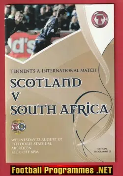 Scotland v South Africa 2007 - Pittodrie Aberdeen