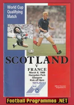 Scotland v France 1989 - Hampden Park