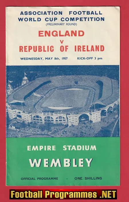England v Ireland 1957 – Duncan Edwards World Cup Prelims
