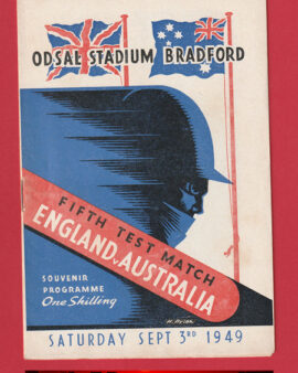 England Speedway v Australia 1949 – at Odsal
