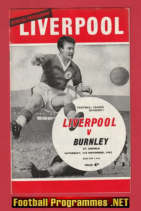 Liverpool v Burnley 1962