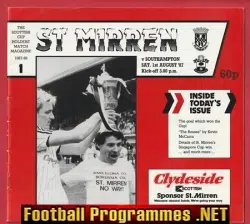 St Mirren v Southampton 1987
