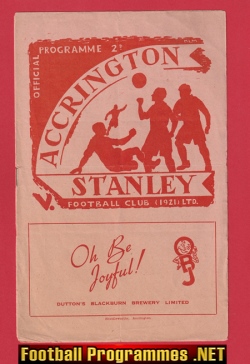 Accrington Stanley v Halifax Town 1952 – 1950s