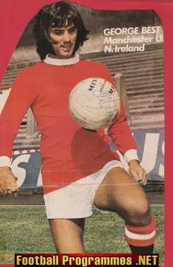 Manchester United George Best Hand SIGNED Autographed Picture