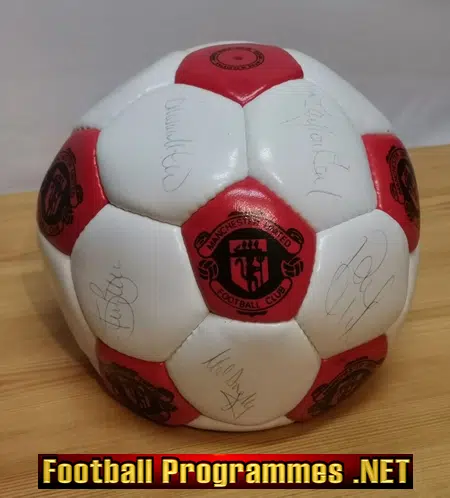 Manchester United Football Club Multi SIGNED Football 1990s