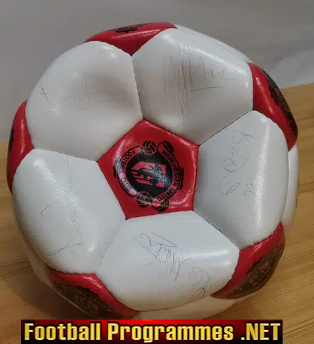 Manchester United Football Club Multi SIGNED Football 1990s