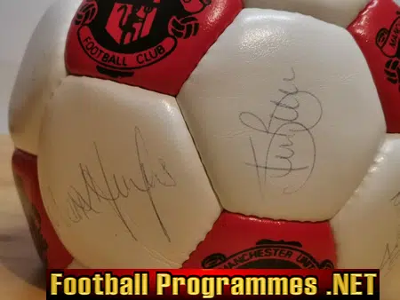 Manchester United Football Club Multi SIGNED Football 1990s