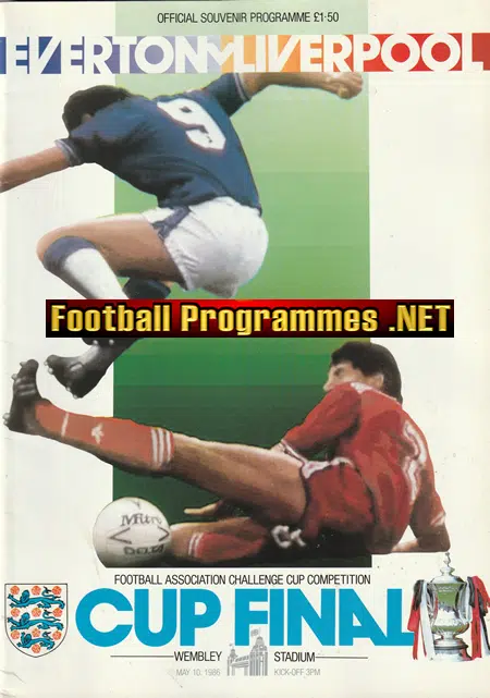 Liverpool v Everton 1986 - FA Cup Final London