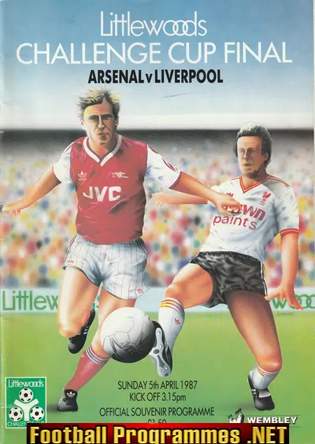 Liverpool v Arsenal 1987 - League Cup Final Wembley