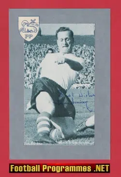 Preston North End Tom Finney SIGNED Football Picture 1950s