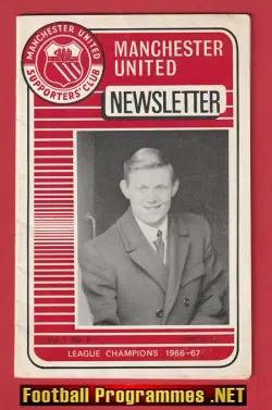 Manchester United Supporters Newsletter 1966 - 1967 - V1 6