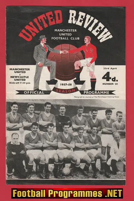 Manchester United v Newcastle United 1958 – Munich Season + Tok