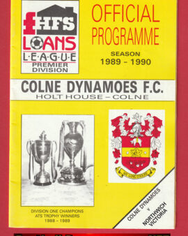 Colne Dynamoes v Northwich Victoria 1990 – Last Season Colne