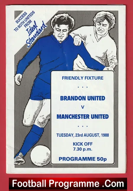 Brandon United v Manchester United 1988 – Friendly Game