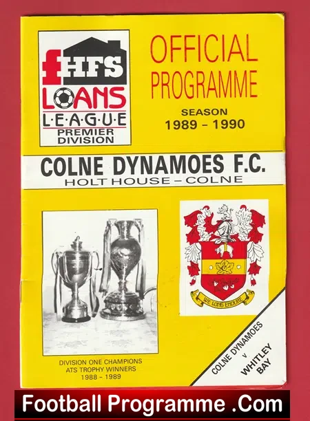 Colne Dynamoes v Whitley Bay 1989 – Last Season Colne
