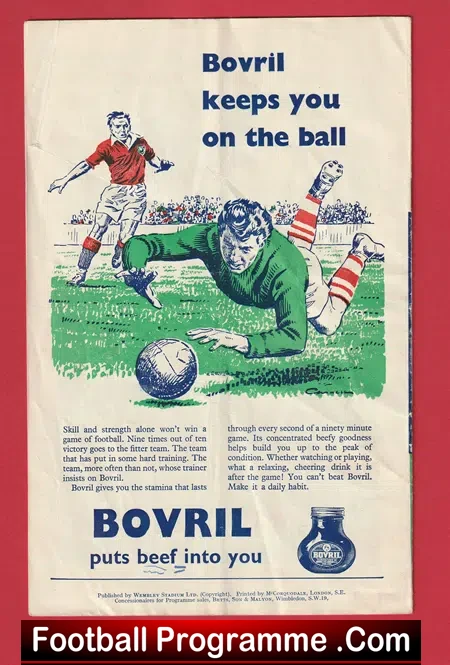 England v France 1957 - Multi SIGNED Inc Duncan Edwards