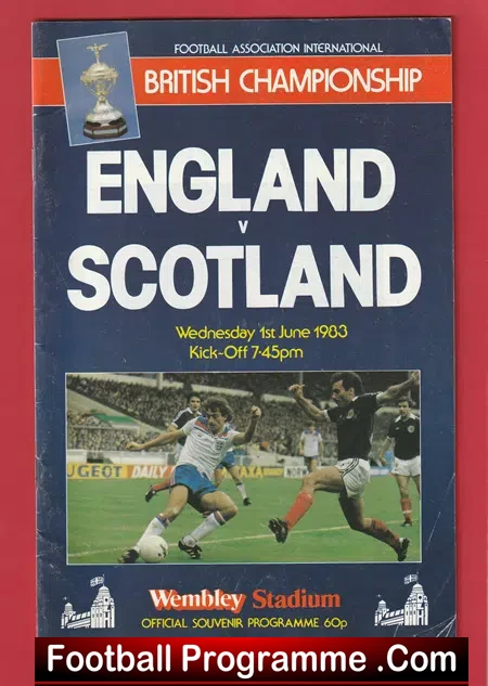 England v Scotland 1983 – British Championmship Wembley