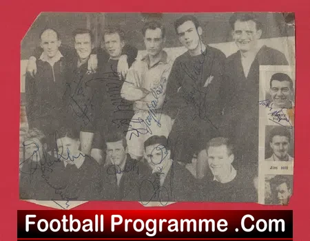 Fulham Football Club Multi Autographed SIGNED 50s
