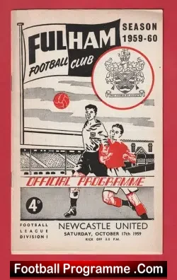 Fulham v Newcastle United 1959