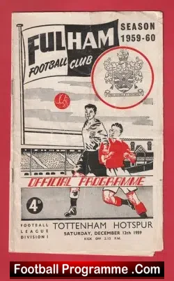 Fulham v Tottenham 1959