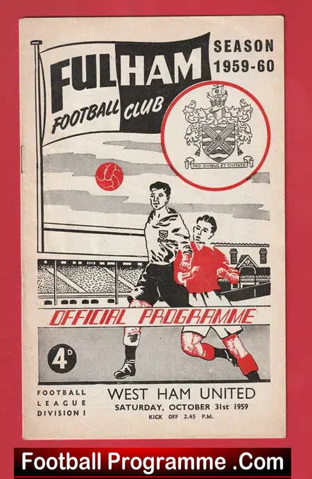 Fulham v West Ham United 1959