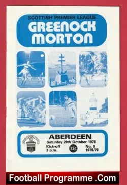 Greenock Morton v Aberdeen 1978 – Sir Alex Ferguson 1st Season