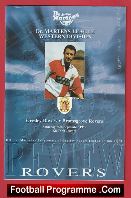 Guiseley Rovers v Bromsgrove Rovers 1999 – Autographed SIGNED