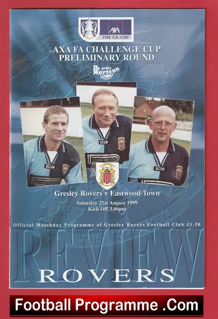 Guiseley Rovers v Eastwood Town 1999 - Multi Autographed SIGNED