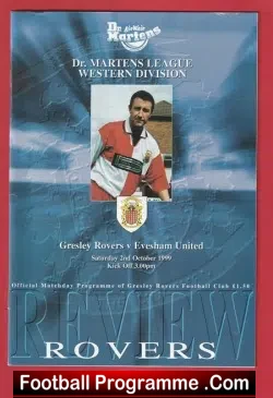 Guiseley Rovers v Evesham United 1999 – Multi Autographed SIGNED