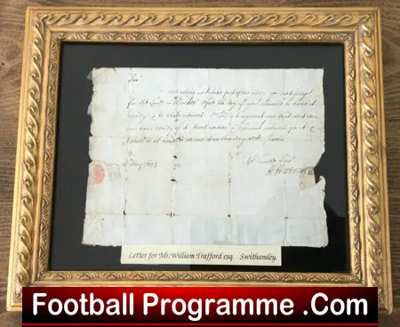 Manchester United Football Club William Trafford Land Owner 1693