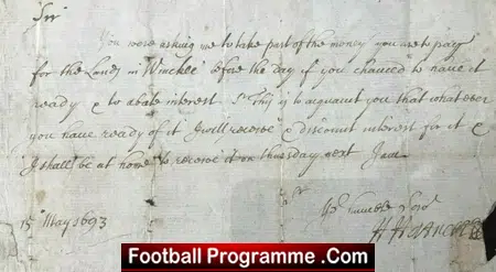 Manchester United Football Club William Trafford Land Owner 1693