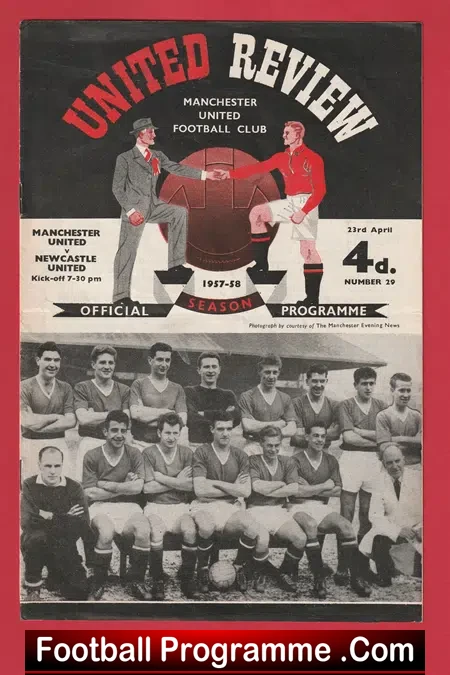 Manchester United v Newcastle United 1958 – Munich Season + Tok