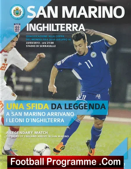 San Marino v England 2013 – Italy