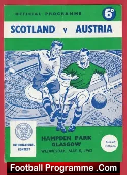 Scotland v Austria 1963 – Abandonded Match – Riots