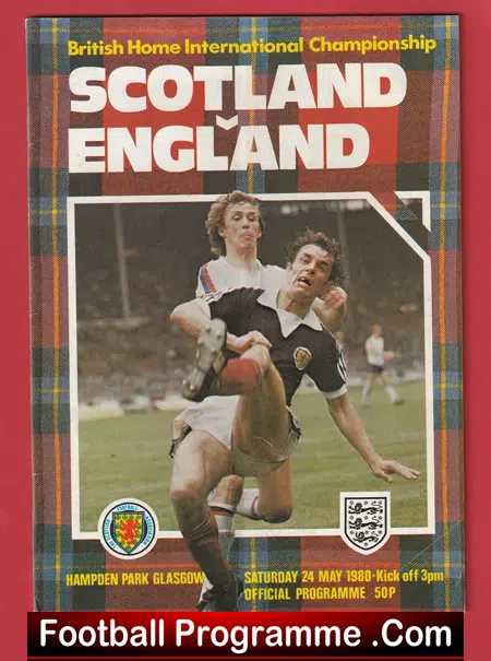 Scotland v England 1980 – Hampden Park Glasgow