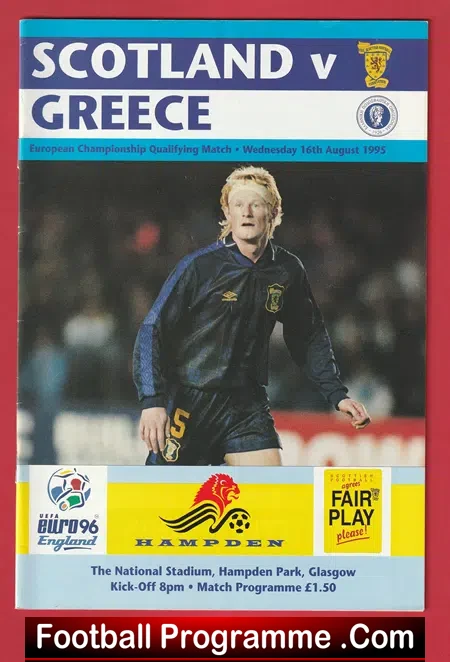 Scotland v Greece 1995 - Hampden Park