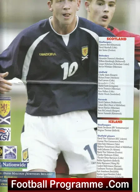 Scotland v Iceland 2006 - Firhill Stadium Glasgow