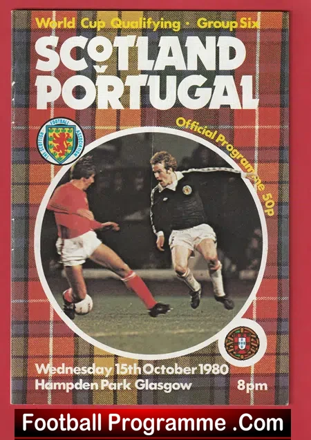 Scotland v Portugal 1980 - Hampden Park