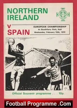 Scotland v Spain 1972 – Including George Best