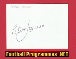 Manchester United Peter Jones Signed Magazine Picture 1950s