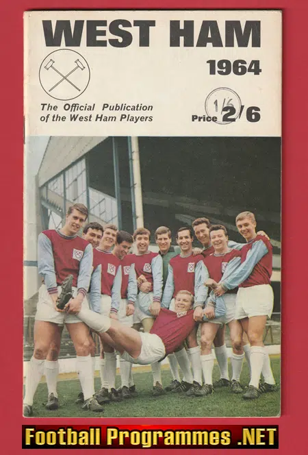 West Ham United Football Club Official Hanbook 1964