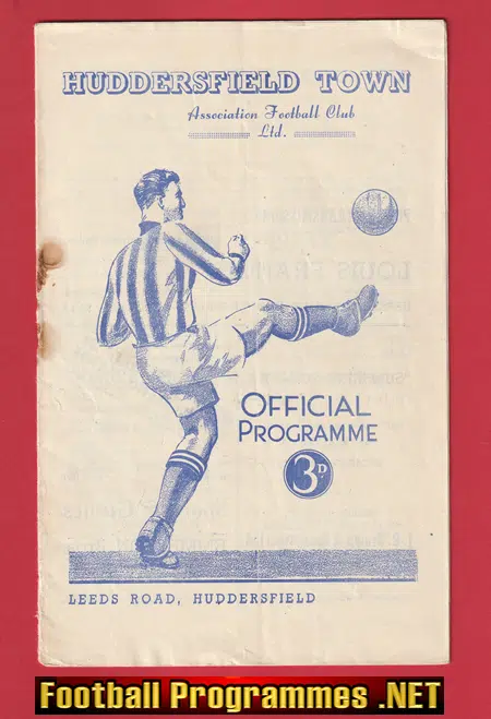 Huddersfield Town v Bury 1952 – 1950s