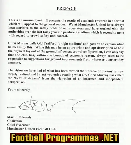 Manchester United Field Of Dreams Research Perspective Book 98