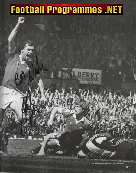 Manchester United Joe Jordan Signed Autograph Man Utd