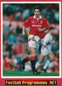 Manchester United Darren Ferguson Autograph Signed Press Photo